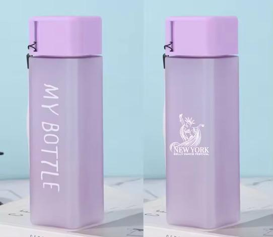 Pink water bottle